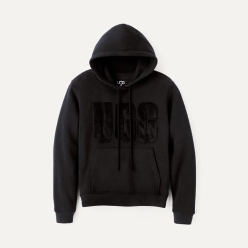 Sweat a capuche avec logo duveteux UGG Rey pour femme UGG UE